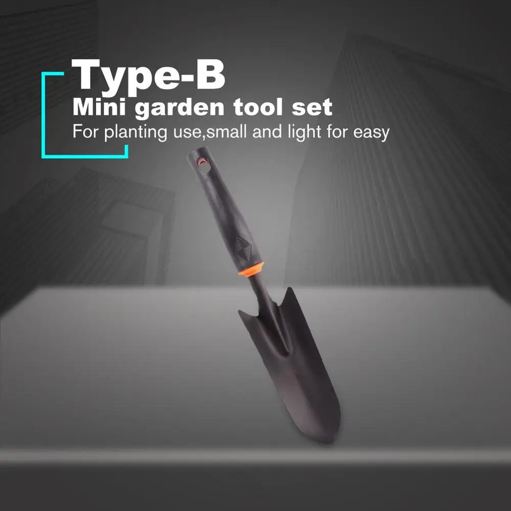 Type-B Gardening Tool Outdoor Bonsai Tools Shovels Spades Transplant Trowel Cultivator Hand Rake Plant Potted Flowers Planting Tools - Цвет: Type-B