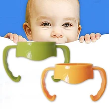 Держатель для бутылочек с широким горлышком для кормления детей, пластиковый держатель для ручек, разноцветные аксессуары для бутылочек