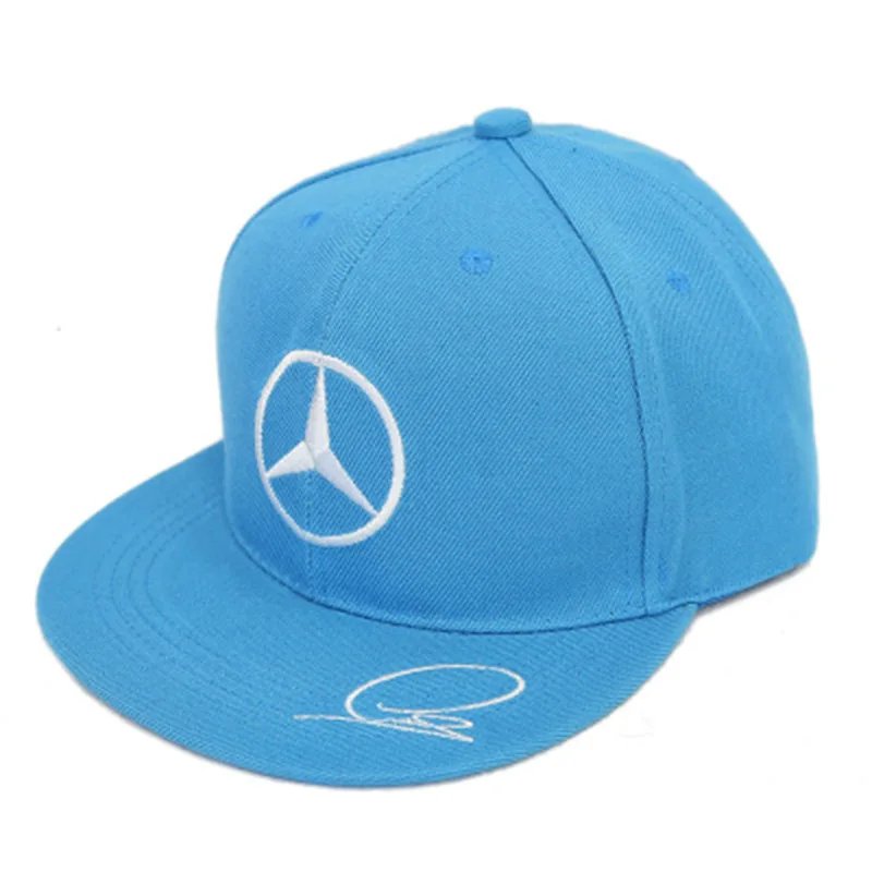 Напрямую от производителя плоская кепка жокейская шапочка Mercedes autographed бейсболка кепка рекламная Кепка