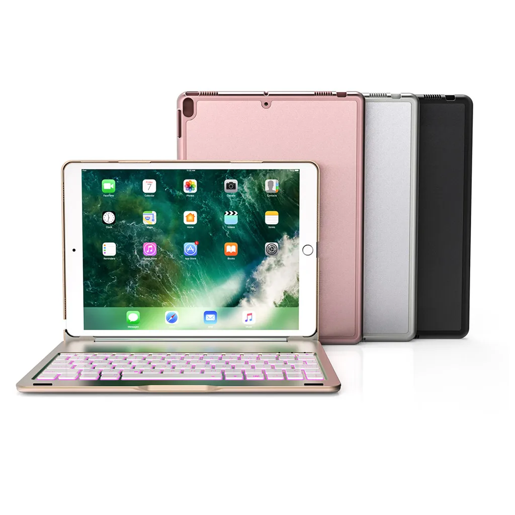 Клавиатура планшетный ПК LaptopFor iPad Air/Pro 10,5 дюймов Чехол беспроводной Bluetooth подсветка клавиатура крышка клавиатуры Пробуждение Tab-L905