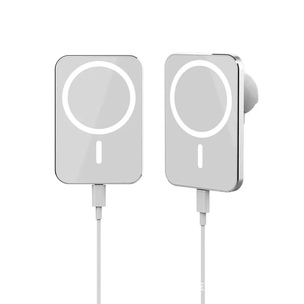 15 Вт Беспроводное зарядное устройство Magsafe-совместимый автомобильный держатель