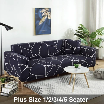 

Plus Size 1/2/3/4/5 Seat Elastic Sofa Cover For Living Room Modern L Shaped Sectional Corner Sofa Slipcover Sofa Protector