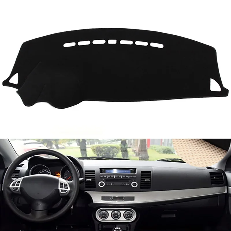 Крышка приборной панели для Mitsubishi Lancer Ex 2010 2011 2012- коврик для приборной панели Защита от солнца покрытие ковровое покрытие автомобильные аксессуары