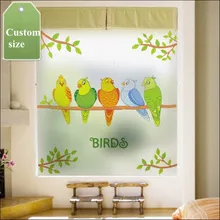 Нестандартный размер антиклеевая статическая стеклянная пленка для ванной матовая паста Балконная Солнцезащитная оконная наклейка с изображением попугая птица стеклянная пленка