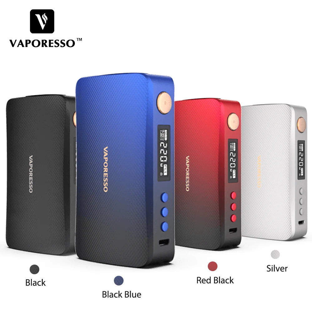 

Original Vaporesso GEN Electronic Cigarette Box Mod 220w Vape Mod fit for 8ml SKRR-S Tank VS LUXE-S Kit Compatible 510 Atomzier