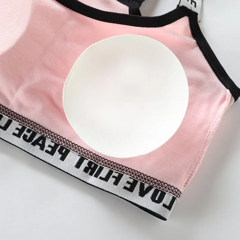 Hot sale Child Sports Bra Kids Thin Cup Young Girl Bra Modal Intimates Girls Lingerie Underwear Teenage For Children