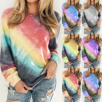 

5XL Oversize Spring Autumn Print T Shirts Women O Collar Long Sleeve Casual T-shirt Plus Size Female Office Tops Women Pullovers