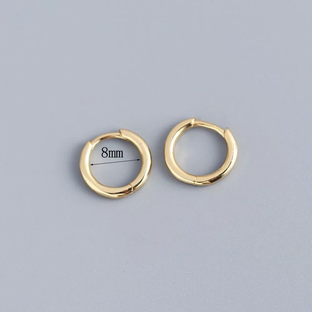 Quality Stainless Steel Gold Geometric Small Hoop Earrings for Women Punk Hip-Hop Drop Earrings 2022 Trend Fashion Jewelry