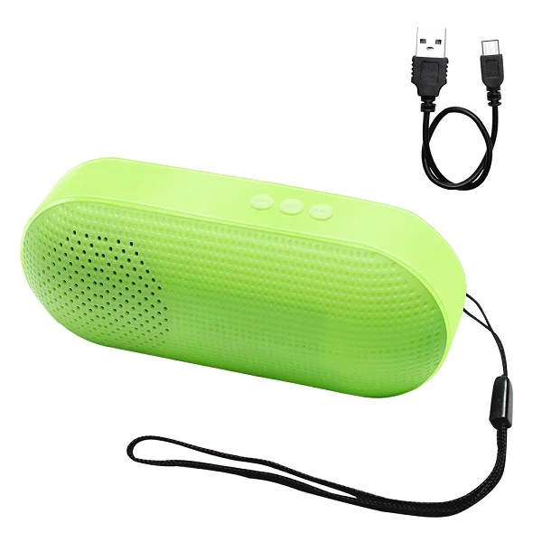 Мини беспроводной Bluetooth динамик портативный беспроводной динамик PC 3M Y2 открытый 3,0 музыкальный плеер НЧ-динамик Поддержка TF карты 3 Вт динамик - Цвет: Green