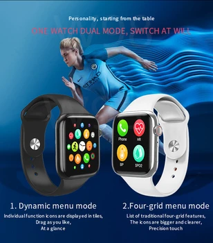 

NEW Smart Watch Full Touch Screen Heart Rate Blood Pressure Sports Tracker Fitness W98 For Apple IOS Android PK Iwo 8 9 10 W88