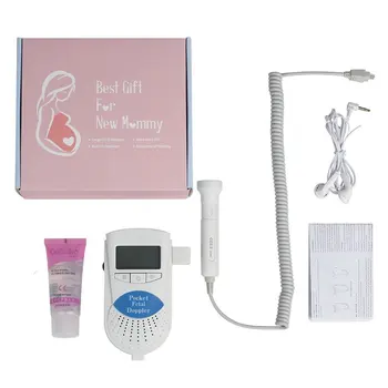 

LCD Display Baby LCD Ultrasonic Detector Fetal Doppler Prenatal Heart Rate Heartbeat Monitor