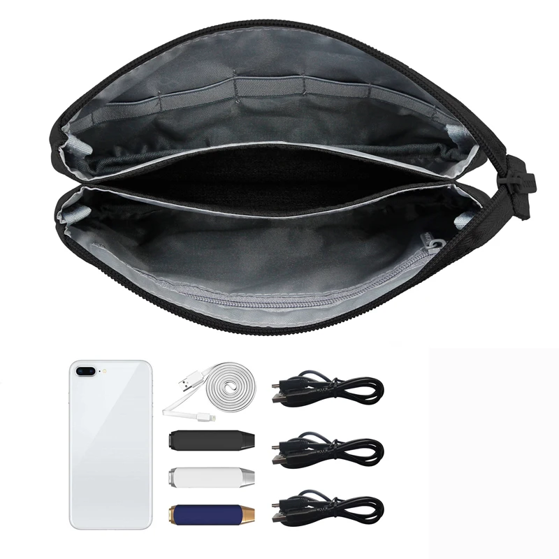 BalleenShiny Oxford двухслойная цифровая сумка для хранения данных кабель зарядное устройство сумка для наушников карта ключ портативный дорожный Органайзер Сумка