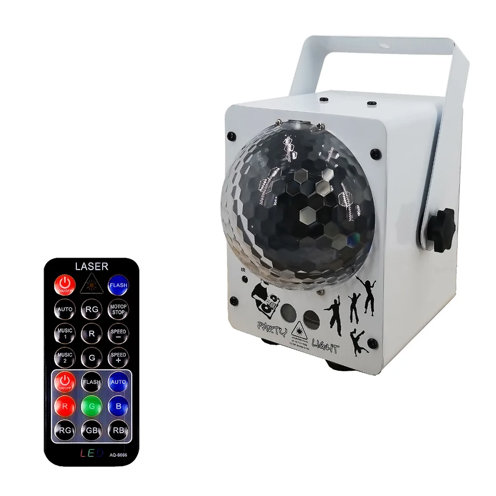 

New 60 Patterns LED Magic Ball Lasers Light Stage KTV Bar Flash Colorful Holiday Lights XOA88