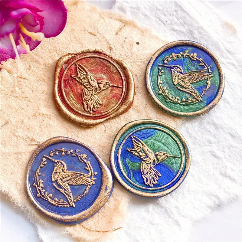 Animal Hummingbird wax seal stamp for Cards Envelopes Wedding Invitations Gift Packaging wax seal stamp,wax seal stamp set