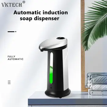 

400ml Automatic Liquid Soap Dispenser Touchless Smart Sensor Hand Washing Sanitizer Container for Kitchen Bathroom Dispenser