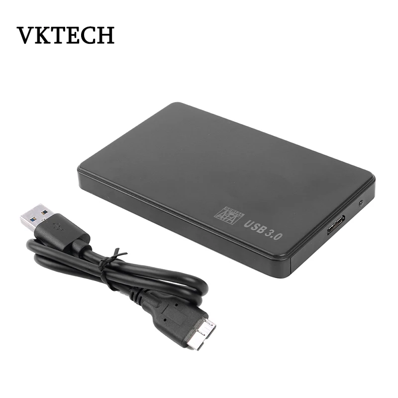 VKTECH HDD чехол 2," SATA для USB 3,0 адаптер жесткий диск Корпус для SSD диск чехол HDD коробка USB 2,0 HD внешний HDD корпус