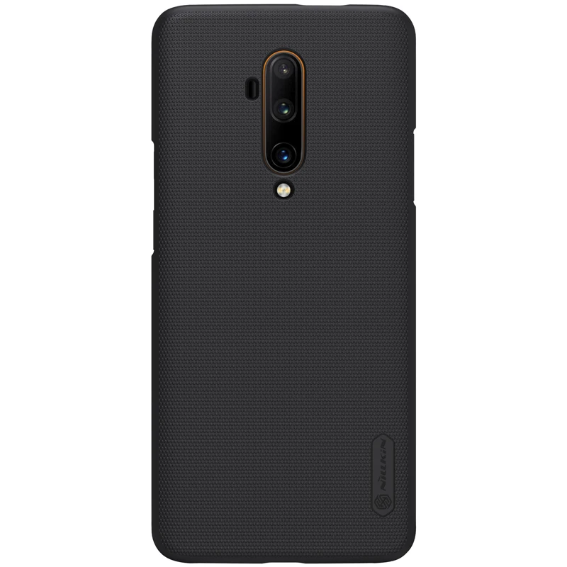 Для Oneplus 7T 7 Pro чехол Nillkin Super Frosted Shield Жесткий ПК Тонкий чехол-накладка для OnePlus 7T 7 Pro 6 6T 5 3 5T чехол для телефона - Цвет: Черный