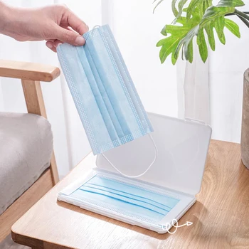 

Disposable Mask Storage Box Dustproof PP Material Portable Storage Bag Multi-Purpose Storage Organizer