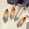 Women Flats Pointed Toe Bowknot Black Red Extra Big Size 43 44 45 46 Plus Small Size 31 32 33 Lady Flat Heel Shoes Casual Shoes 4
