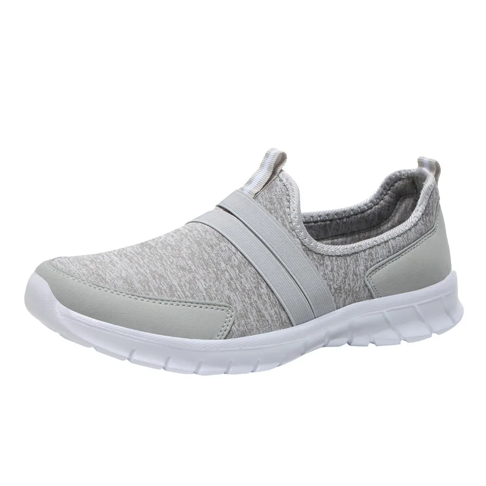 Fashion Mesh Soft Shoes Comfortable Round Head Bottom Set Foot Casual Sports Shoes Lazy Shoes leisure and personality