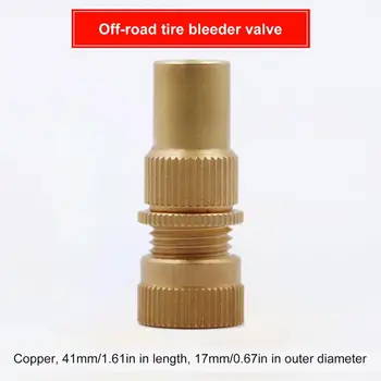 

4Pcs 4WD Universal Brass off-Road Automatic Tire Tyre Deflators Valve set 6-30 PSI Adjustable bleeder Set