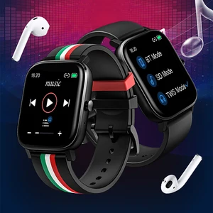 Image 5 - Smart Uhr Männer Bluetooth Anruf, Full Touch Zifferblatt Call Fitness Tracker IP67 Wasserdichte Sport uhr, tragen Geräte Smartwatch Band