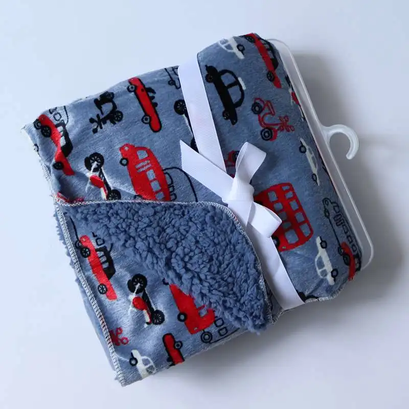 2017-High-Quality-Baby-Blanket-Infant-Bebe-Thicken-Double-Layer-Fleece-Envelope-Stroller-Wrap-For-Newborn