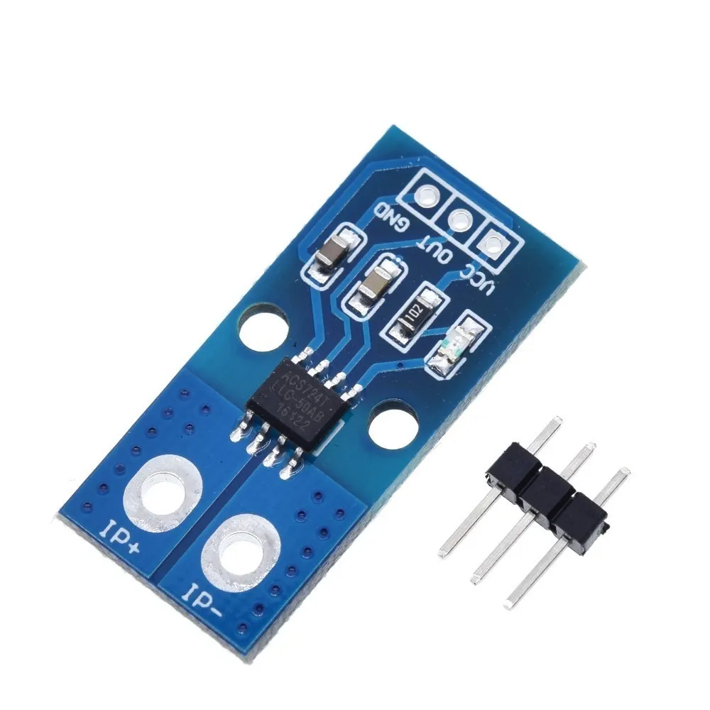 ACS724 5A/20A/50A Range Hall Current Sensor Electronic Module for Arduino #LY