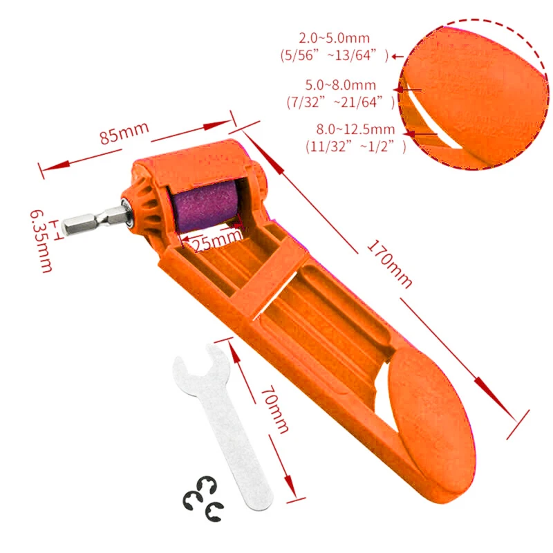 

Portable Corundum Grinding Wheel Drill Bit Sharpener Wood Working Power Tools