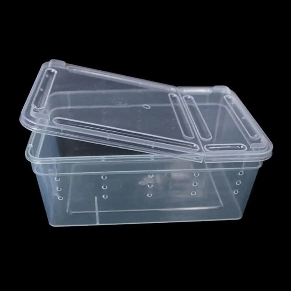 Прочное прозрачное миска для кормления малышей ящик для рептилий амфибия для змеиной клетки ящерица паук рептилия комбинация