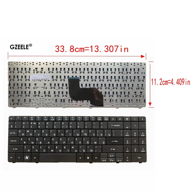 Clavier Russe Noir RU Pour DNS A35 A35FE A35YA Pegatron A15 A15HE.