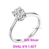 925 Silver 1.5CT