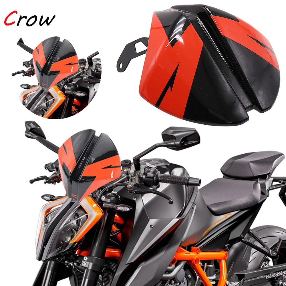 

Motorcycle For 1290 Super Duke R 2020 2021 Rear Passenger Solo Seat Cowl Cover / Windshield Windscreen Airflow Wind Deflector