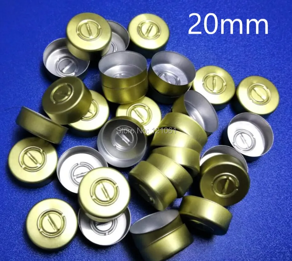 20mm aluminium cap ,1000pcs/lot,Pharmaceutical Caps,Aluminium Tops for crimp glass vial,Aluminium Sealing Top 3