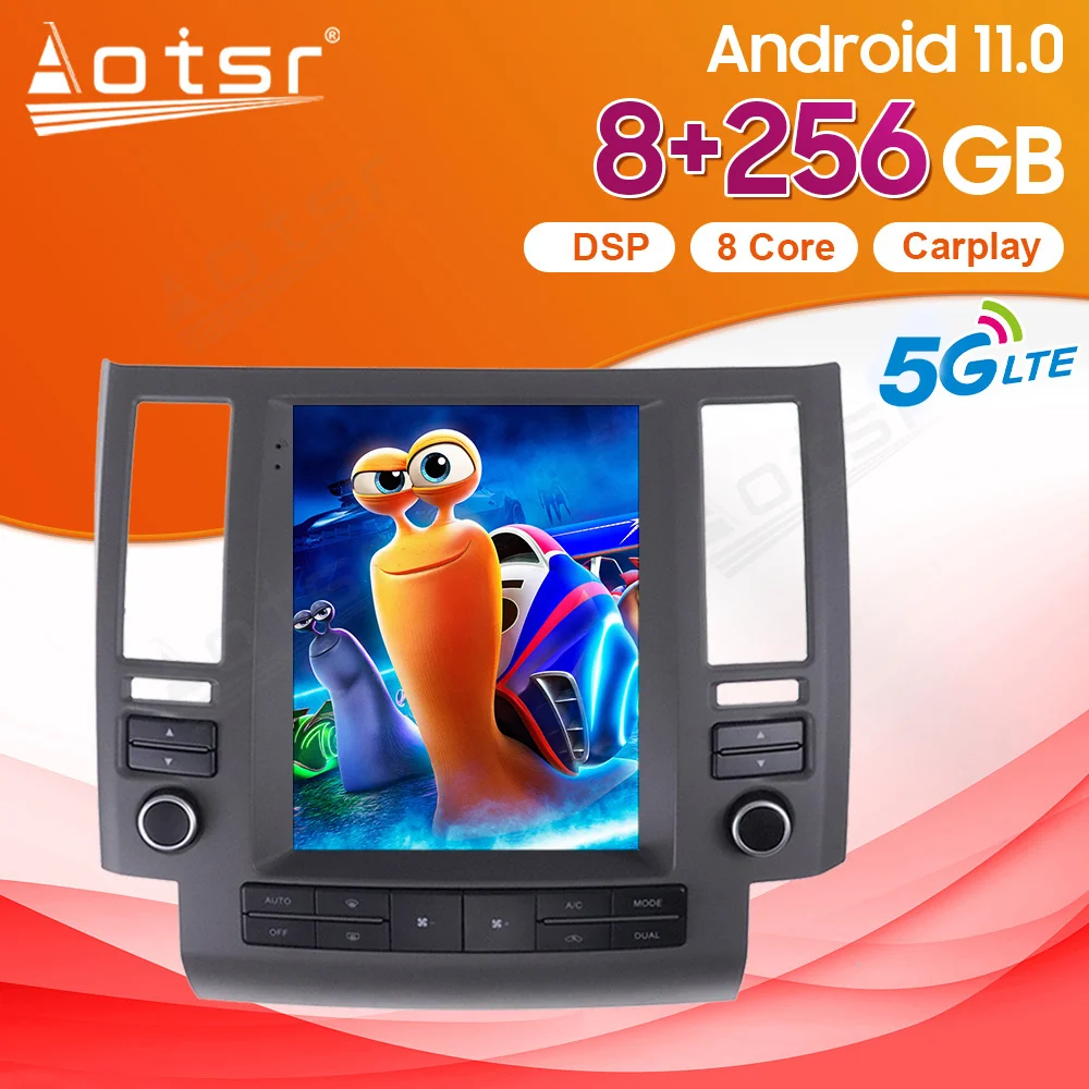 

256G For Infiniti FX FX35 FX45 2003-2009 Android Car Radio Stereo Multimedia Player GPS Navigation Touch Screen 2 Din Head Unit