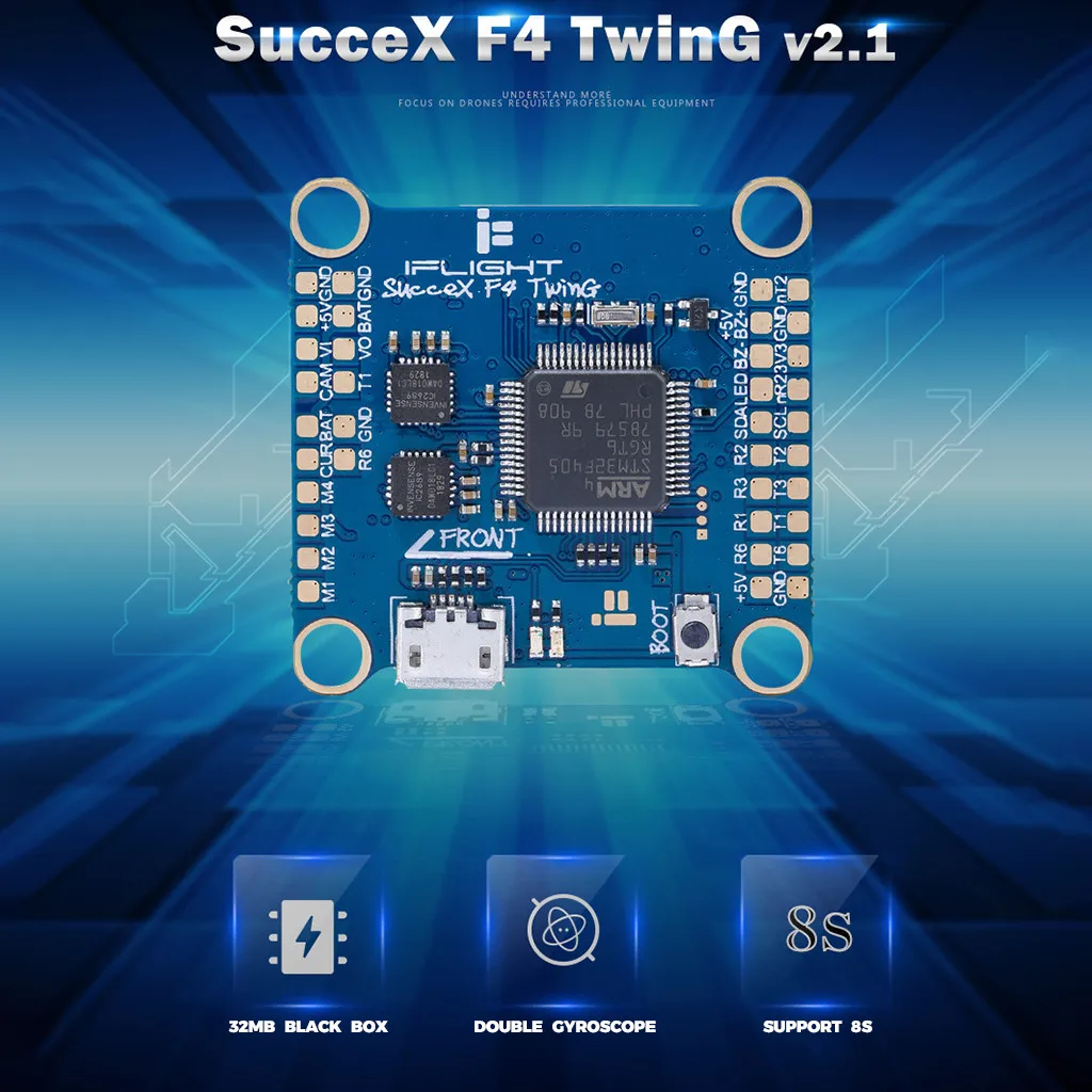 Сборные игрушки запчасти инструменты Дрон автомобили Iflight sucex F4 V2.1 Twing Контроллер полета(dual Icm20689) для Fpv Rc Дрон