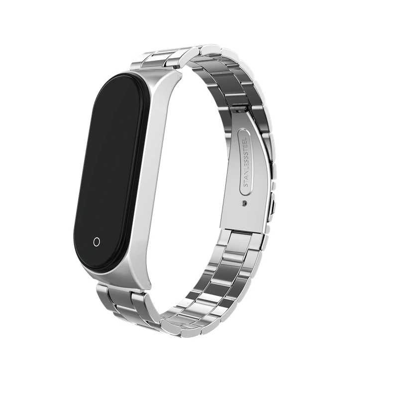 Сменный металлический ремешок для Xiaomi mi Band 4 из нержавеющей стали для Xiao mi Xio mi Band 4, Модный высококачественный ремешок