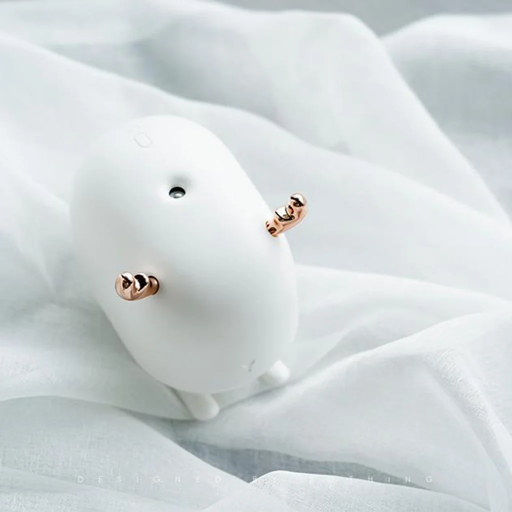 USB Cool Mist Deer Humidifier Water Sprayer for Desktop Office with LED Night Light Lamp