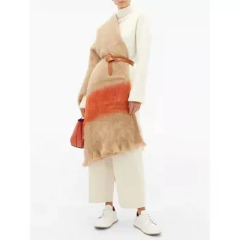 

2019 Fashion Stitching Solid Color Cashmere Scarf High Street Trend Stitching Large Scarf Blanket Unisex Wearable Blanket Scarf