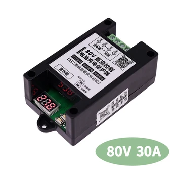 

DC 5-80V 30A lead-acid Battery Charging Controller Protection Board switch 12V 24V Automatic Charging Automatic Power off