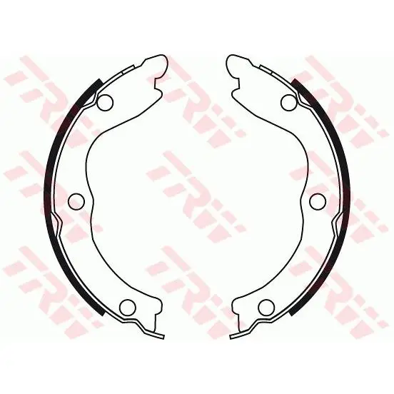 Колодки барабанные ручника\ Nissan X-Trail 01 TRW GS8710