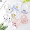 Silicone Bib Waterproof Saliva Dripping Banana Bibs Cartoon Newborn Feeding Soft Edible Aprons Baby Adjustable Burp Scarf ► Photo 1/6