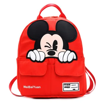 

Mickey kindergarten school bag children cartoon backpack 3-6 years old boy girl cute travel backpack Mochilas