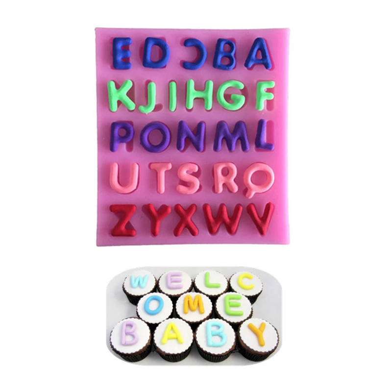 

Aouke Английский алфавит, силиконовая форма, украшение для торта, искусственный алфавит, ювелирные изделия, силиконовая форма