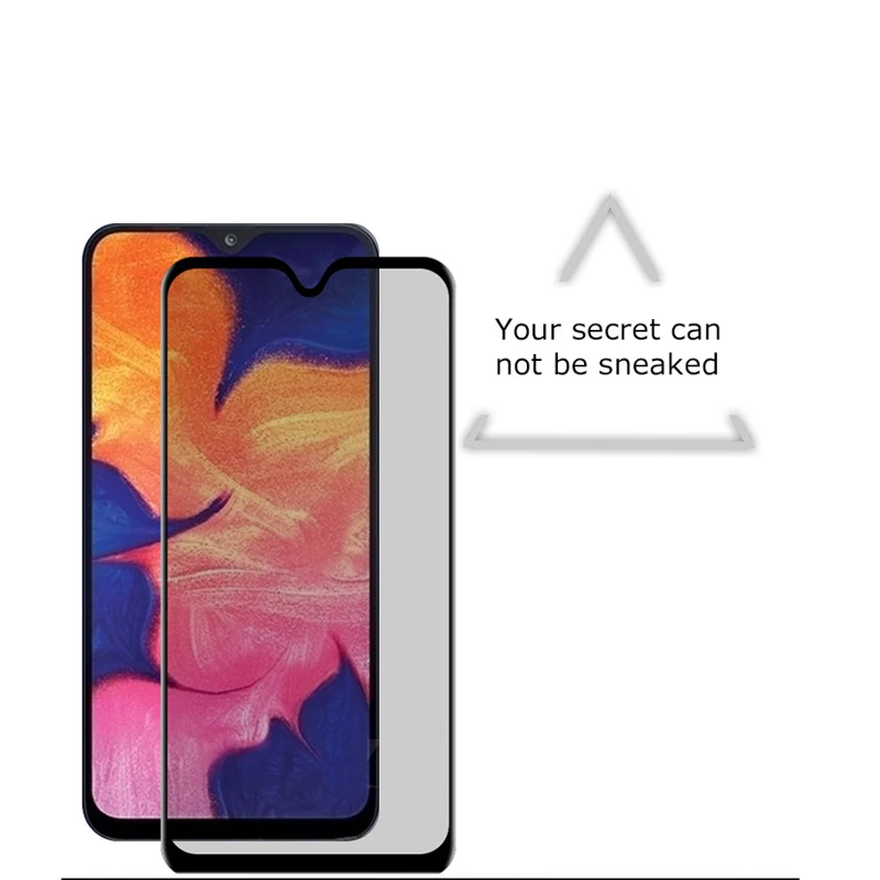 Анти-шпион Стекло для samsung A50 A70 A10 A10S A20 A30 A40 A60 A80 A90 Экран протектор samsung Galaxy A7 A9 закаленное Стекло