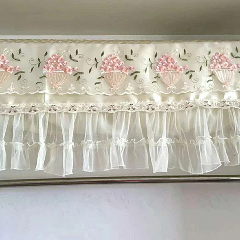 1 шт. чехол для кондиционера, домашний декор, кружева, Mouldproof, влагонепроницаемые, пылезащитные Чехлы, аксессуары для гостиной