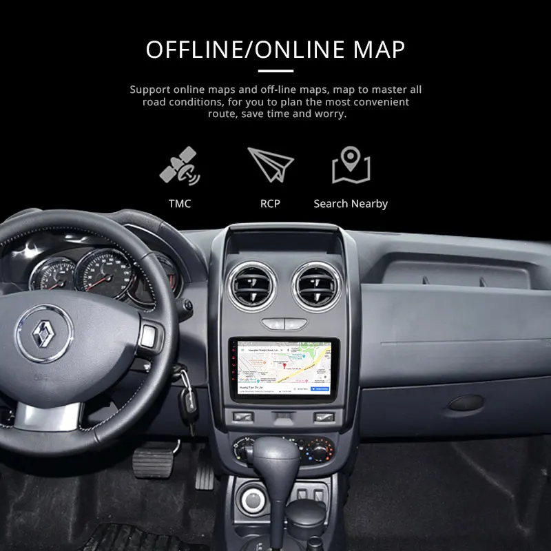 LJHANG " Android 9,0 автомобильный dvd-плеер для RENAULT-KADJAR wifi автомобильный Радио Стерео gps Навигация DVD ips RDS Авто головное устройство