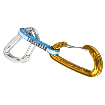 

Climbing Carabiner Mountaineering Buckle Professional Rock Safety Pearshape Buckle Hiking Survival Kit Protective Equipment 27cm