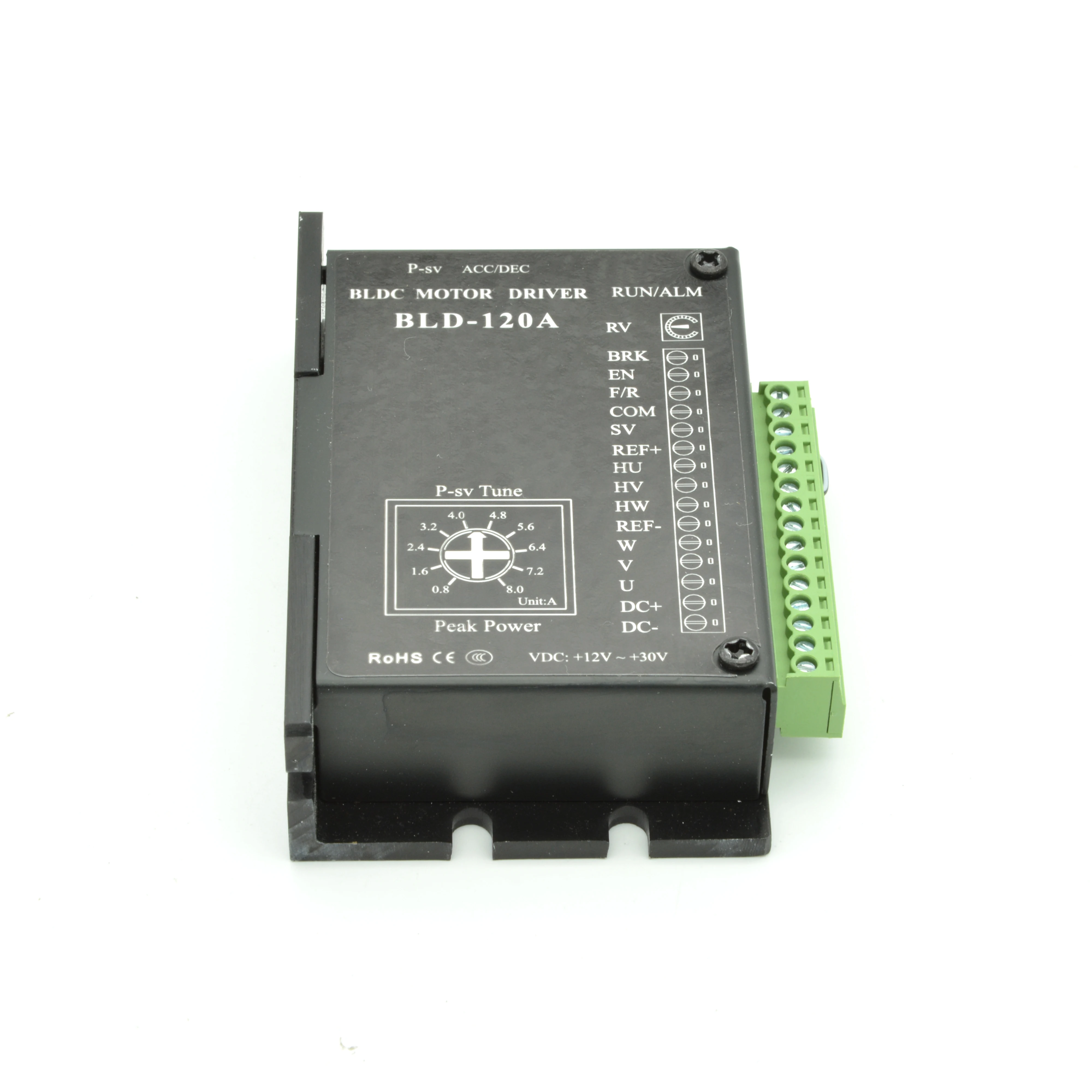 

12V 24V Brushless DC Motor Driver BLD-120A 12-30VDC 120W BLDC Motor controller