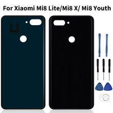 Качественный корпус для Xiaomi mi 8 Lite Задняя крышка батареи корпус панели двери Ремонт Часть Замена для mi 8X/mi 8 Youth